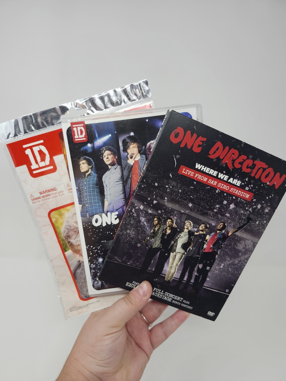 One Direction DVD Tested Bundle And Sealed Stickers 1D